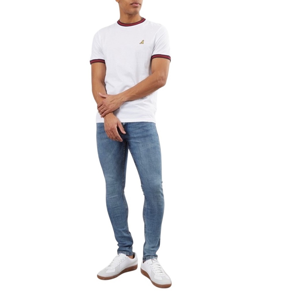 Brave Soul Denim Madison Skinny Jeans 30 L Dark Wash Blue Minimalist Casual‎